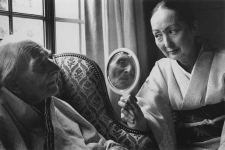 Setsuko et Balthus par Duane Michals 2000
