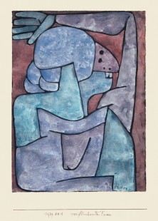 Klee.verfluchende.Frau