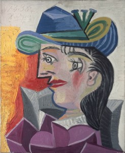 Picasso.Femme au chapeau bleu.1938