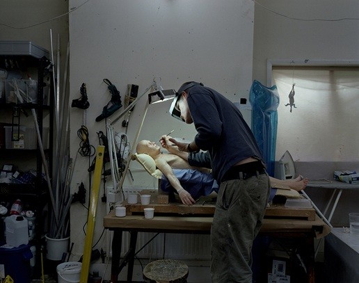 Ron Mueck’s Studio, January 2013 © Ron Mueck Photo © Gautier Deblonde