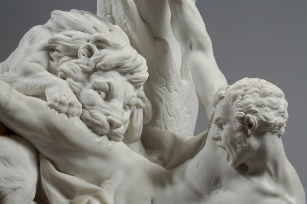 Etienne Maurice Falconet, Milon de Crotone (détail), 1754, marbre, 68,8,5 x 64,9 x 51,2 cm, Musée du Louvre, Paris © RMN-Grand Palais (musée du Louvre) / Pierre Philibert