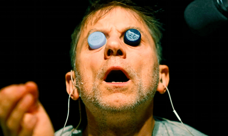  Simon McBurney's stunning jungle performance in The Encounter © Murdo MacLeod