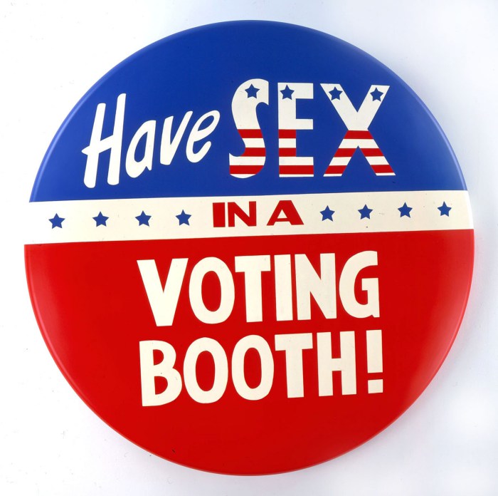 Campaign Button, 2004 © John Waters 