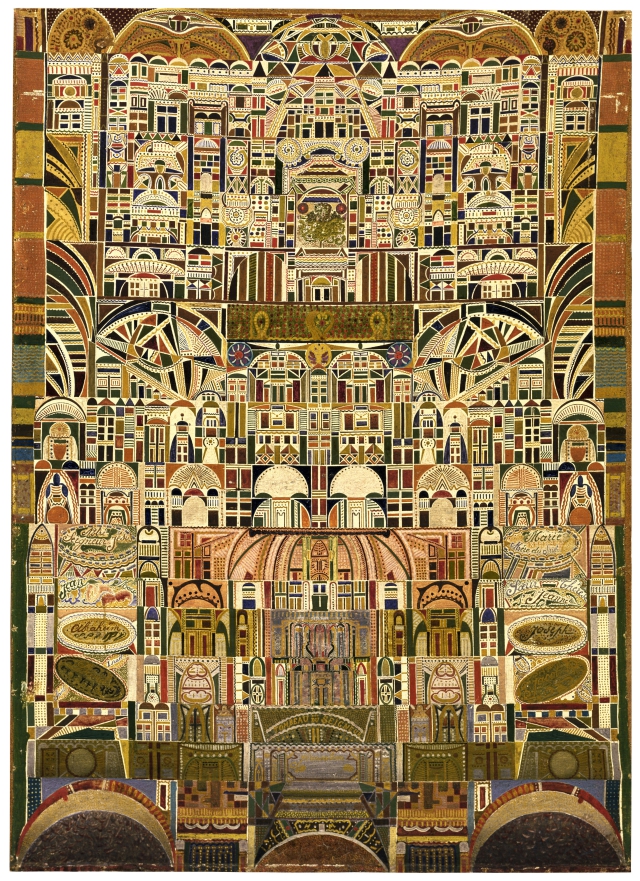 Augustin Lesage (1876-1954), French, former miner who received a spiritual calling to draw. Collection de l'Art Brut