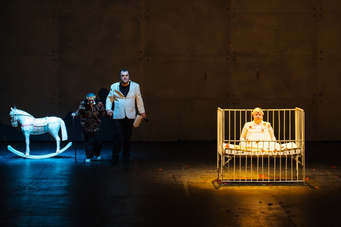 'Vangelo' Bobò et Delbono avec Mario Intruglio au Théâtre de Vidy.