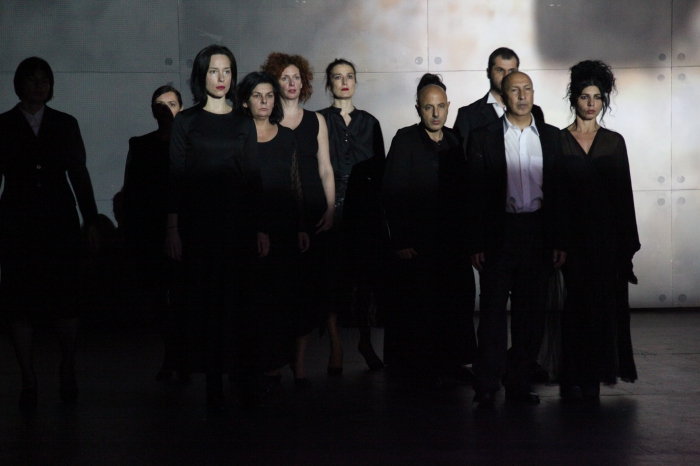 Scènes de Vangelo qui rappellent le célèbre théâtre du Polonais Grotowski. Photo Mara Bratos