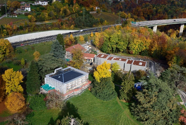 Chaplin's World construction site in Corsier-sur-Vevey, Keystone, courtesy www.swissinfo.ch