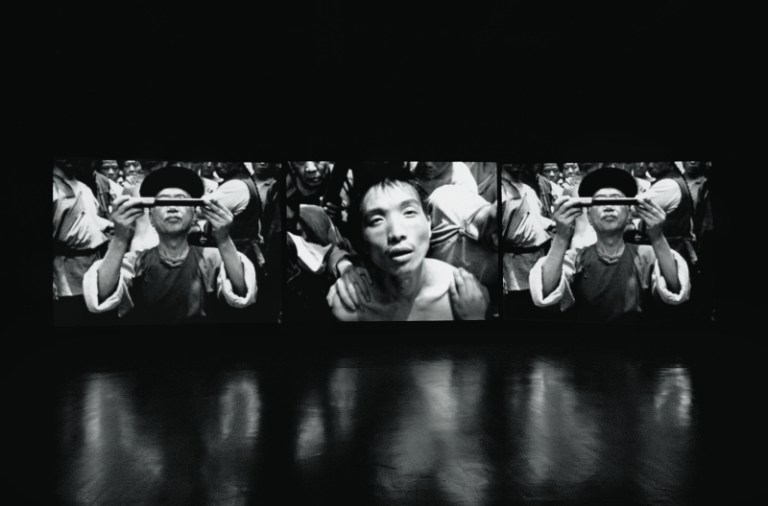 Chen Chieh-Jen, Lingchi – Echoes of a Historical Photograph, 2002, 3-channel video installation. M+ Sigg Collection, Hong Kong. By donation © Chen Chieh-Jen 