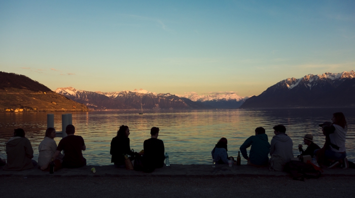 Cully Jazz 2015, lucky with the weather, photo Borel