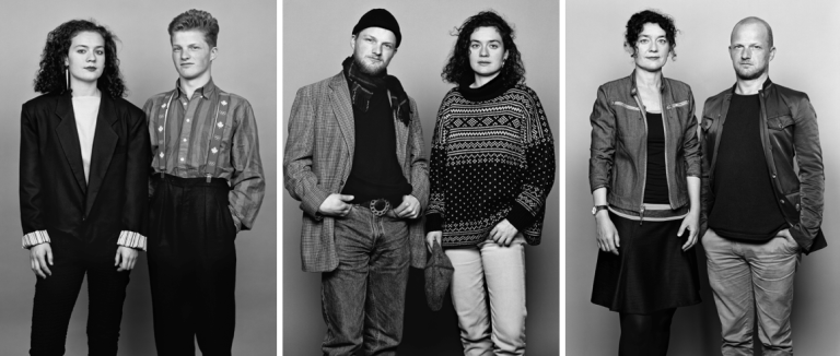 Carole and Serge 1988, 1992 and 2014 © Barbara Davatz 