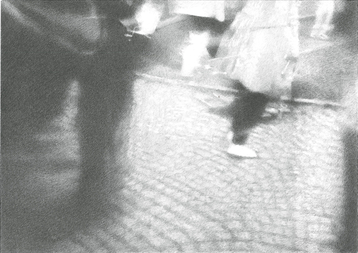 Mingjun Luo, The Verge of Oblivion 5, lead pencil on paper