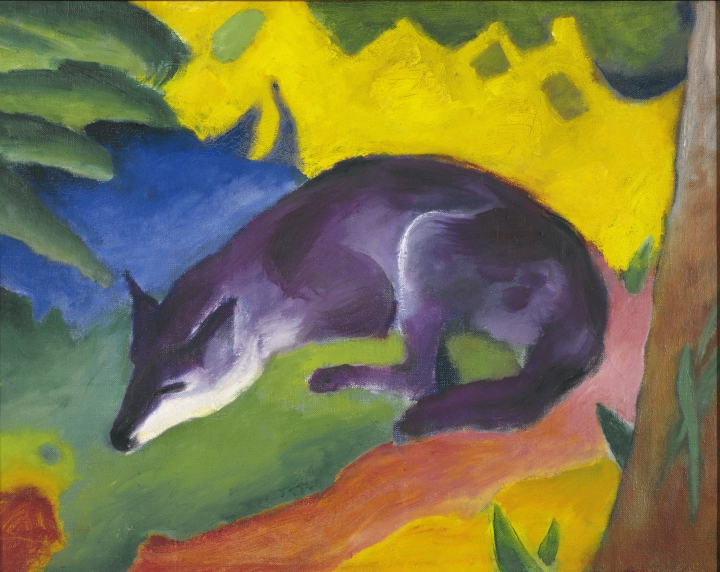 Franz Marc Blue-black Fox, 1911 Von der Heydt-Museum Wuppertal